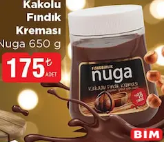 FİSKOBİRLİK NUGA KAKAOLU FINDIK KREMASI 650 G